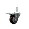 Service Caster 3 Inch Maroon Polyurethane Wheel Swivel 34 Inch Threaded Stem Caster Total Lock Brake SCC SCC-TSTTL20S314-PPUB-MRN-34212 - alternate 1